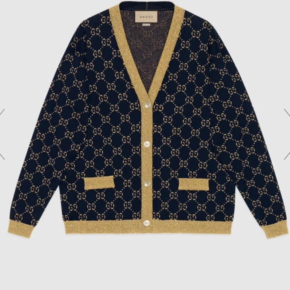 Gucci Other - Gucci cotton lamé cardigan